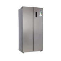 ثلاجة بابين دولابي 15.2 قدم (430 لتر) استيل، نظام...