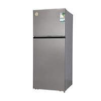 ثلاجة بابين بخار 17.5 قدم (494 لتر) استيل، أرفف زج...