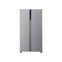 ثلاجة بابين دولابي 18.4 قدم (522 لتر) استيل لامع،...