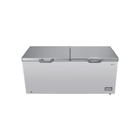 فريزر أفقي 25 قدم (708 لتر) رمادي/فضي، انفيرتر، تب...