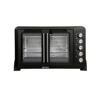 فرن كهربائي صغير 100 لتر، 2800 واط، أبيض، مفاتيح 4...