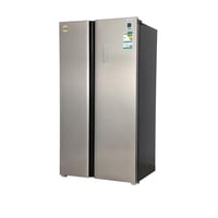 ثلاجة بابين دولابي 21.6 قدم (612 لتر) استيل، نظام...