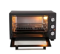 فرن كهربائي 45 لتر، 2000 واط، مع شواية ومروحة ولمب...