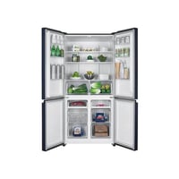 ثلاجة بابين دولابي 20.3 قدم (575 لتر) استيل لامع،...