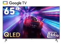 شاشة 65 بوصة كيو ليد 144 Hz جوجل تي 4k سمارت مساعد...