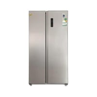 ثلاجة بابين دولابي 19.9 قدم (562 لتر) استيل، نظام...