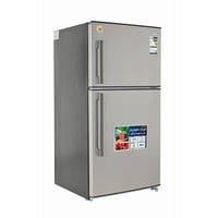 ثلاجة بابين بخار 21 قدم (594 لتر) استيل، أرفف زجاج...