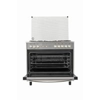 فرن غاز إيطالي 90*60 سم، 5 عيون، إشعال ذاتي، أمان...