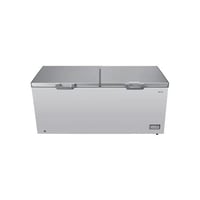 فريزر أفقي 25 قدم (708 لتر) رمادي/فضي، انفيرتر، تب...