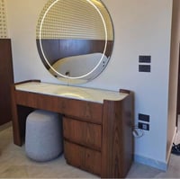 تسريحة خشب قشر جوز