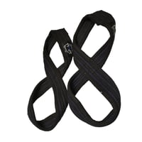 SPALL ربطة يد لرفع الأثقال لون أسود خطوط ملونة