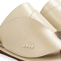 حذاء شرقي سكري نعل نقشة الثعبان