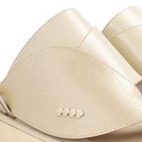 حذاء شرقي سكري نقشة الثعبان