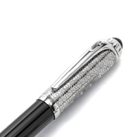 قلم فضي مع أسود فاخر GM04