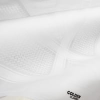 شماغ قولدن كلاسيك أبيض W10 ختم أسود