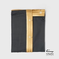 مشلح الفخامة رمادي ذهبي