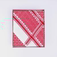 شماغ فينتيقو أحمر غامق V-2