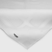 شماغ قولدن كلاسيك أبيض W10 ختم أسود