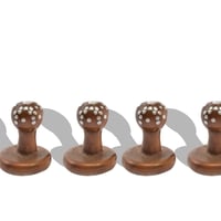 إزرار تركيبة كوك بني فاتح مع فضة B1