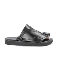 حذاء شرقي أسود سادة