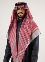 شماغ رواية دم غزال مع رمادي