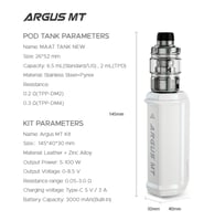 جهاز ارجوس ام تي من شركة فوبو - VOOPOO ARGUS MT KI...