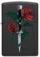 ولاعة زيبو 49778 - ZIPPO LIGHTER ROSE DAGGER TATTO...