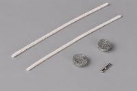 غليون تبغ خشبي يدوي من الأبنوس طراز Churchwarden