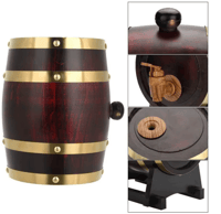 برميل تعتيق المشروبات الخشبي