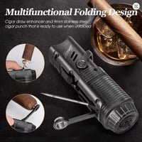 ولاعة للسيجار مع حامل للسيجار