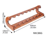 ستاند غلايين خشب سابيلي الفاخر 8 فتحات لترتيب وحفظ...
