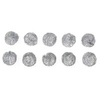 شبك فلتر غليون معدني 10 قطع مقاس 13–20 مم