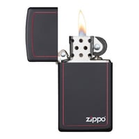 ولاعة زيبو 218 - ZIPPO LIGHTER REG BLACK/Z - BRDR...