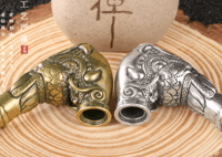 مدواخ نحاس منحوت برأس التنين