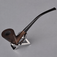 غليون تبغ خشبي يدوي من الأبنوس طراز Churchwarden