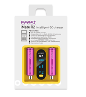 شاحن بطاريات ثنائي من شركة ايفست - Efest iMate R2...
