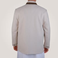 جاكيت رجالي قصير من باتونيا - اوف وايت