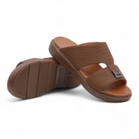 حذاء خليجي من باتونيا - بني