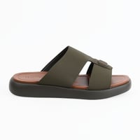 حذاء خليجي من باتونيا - زيتي غامق