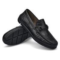 حذاء رسمي من باتونيا - اسود