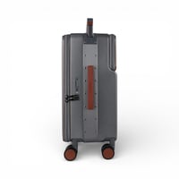 حقيبة سفر من باتونيا -رمادي و بني