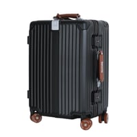 حقيبة سفر من باتونيا - أسود وبني