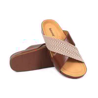 نعال رجالي من باتونيا - بني