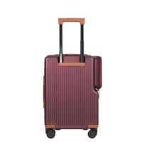 حقيبة سفر من باتونيا - عنابي