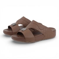 حذاء خليجي من باتونيا - بني