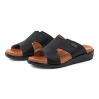 حذاء خليجي من باتونيا - أسود