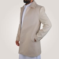 جاكيت رجالي طويل من باتونيا - بيج