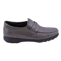 جزمة كلاسيك رجالى بفرش مبطن - رمادي