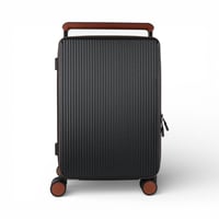 حقيبة سفر من باتونيا -أسود وبني