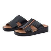 حذاء خليجي جلد طبيعي من باتونيا